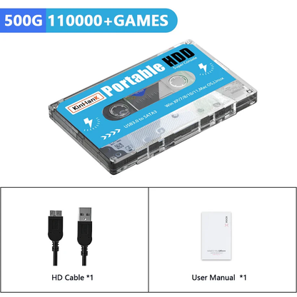 Retro Cassette Gaming Console