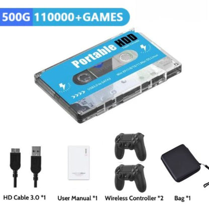 Retro Cassette Gaming Console